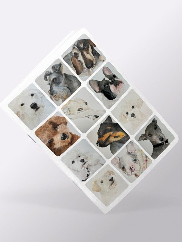 Producto - Libreta PERROS en acuarela