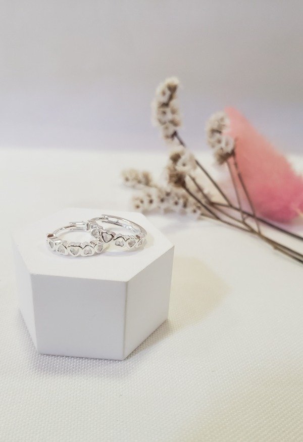 Producto - Aros corazoncitos
