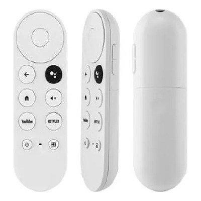 Producto - Control Remoto Por Voz Para Google Chromecast 4ta gen Hd Y 4k Blanco