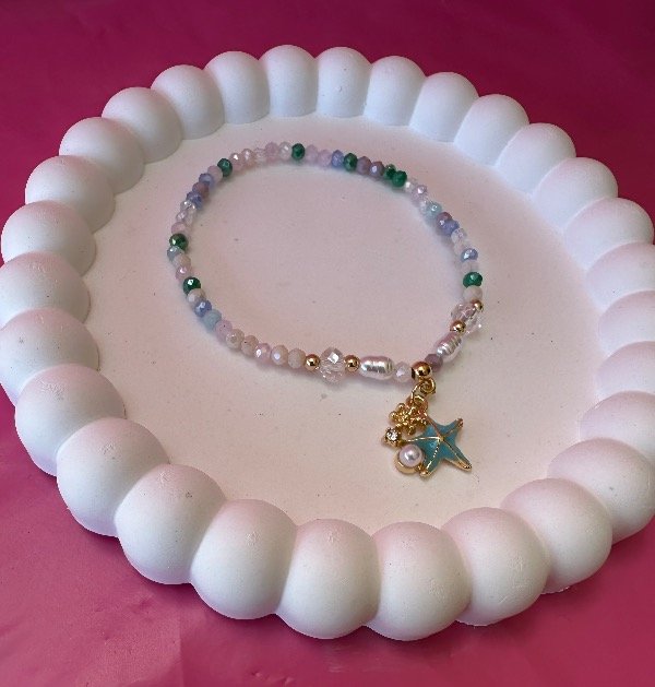 Producto - Pulsera elastizada dije mar modelo 4