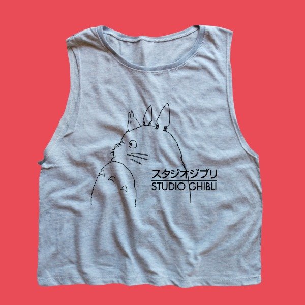 Producto - Musculosa Dama - Studio Ghibli (Totoro)