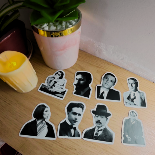 Producto - Stickers de escritores argentinos
