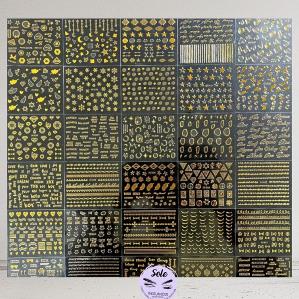 Producto - STICKES DORADOS