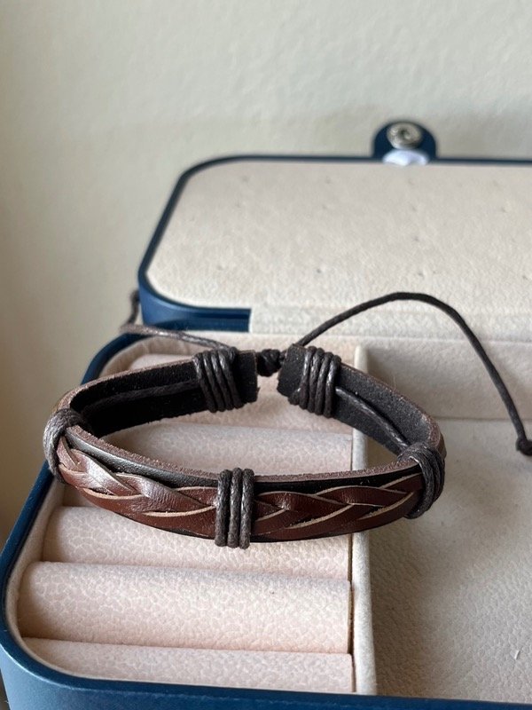 Producto - Pulsera de cuero para hombre f