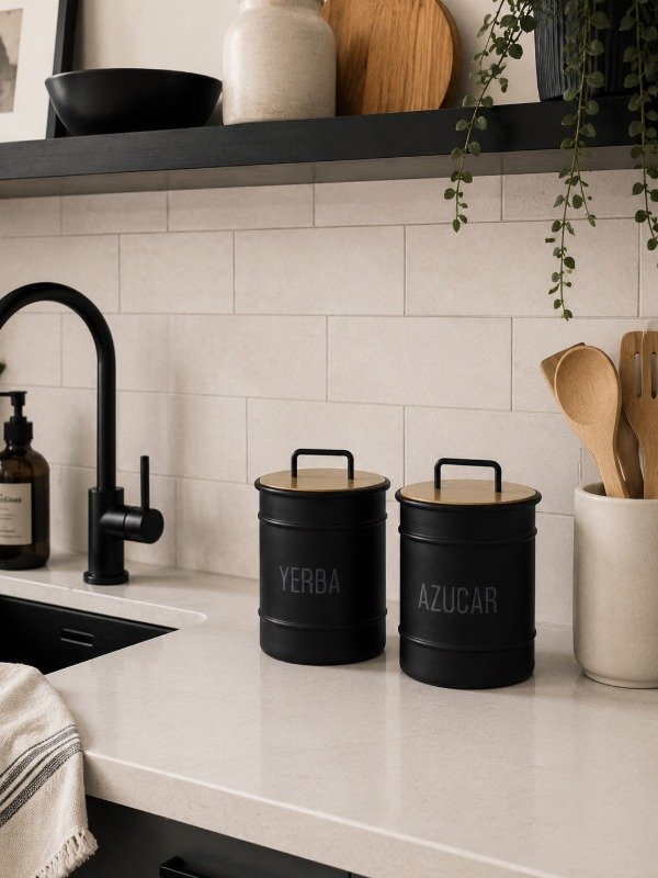 Producto - Set tarros negro - 0