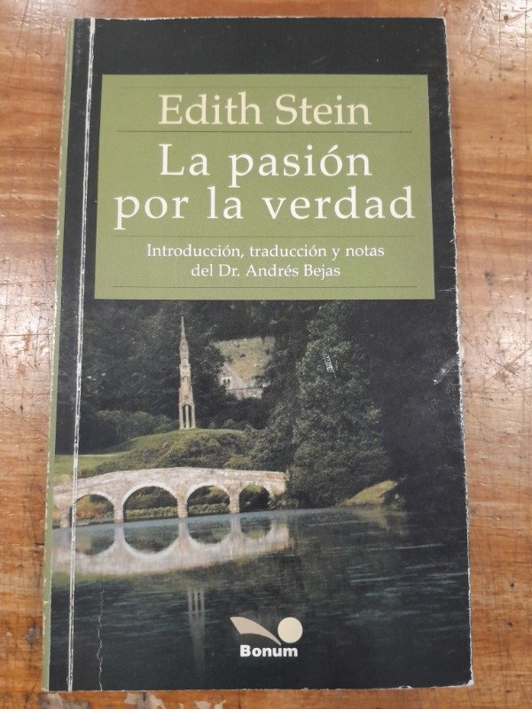 Producto - La pasión por la verdad - Edith Stein