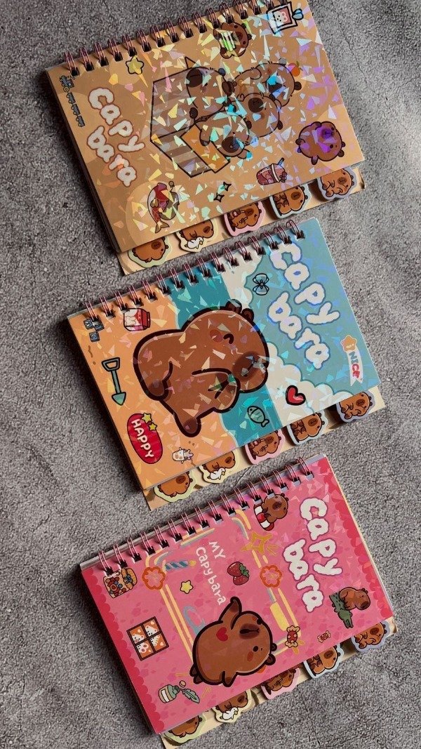 Producto - Libreta con separadores Capibara