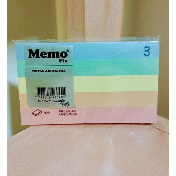 Producto - NOTAS ADHESIVAS MEMO FIX XL 125X75 - 2