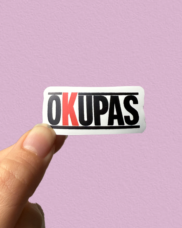 Producto - OKUPAS - Sticker Individual Okupas
