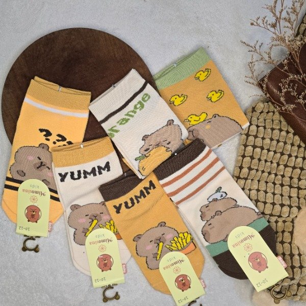 Producto - SOQUETES CAPIBARA NIÑO/A 6-8 MIMOSINA (x6)