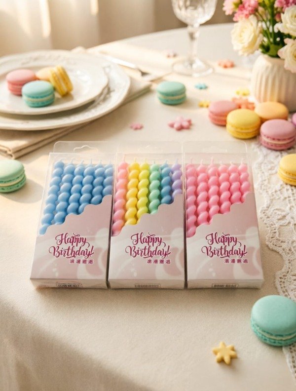 Producto - Mini Velas Multicolor x6