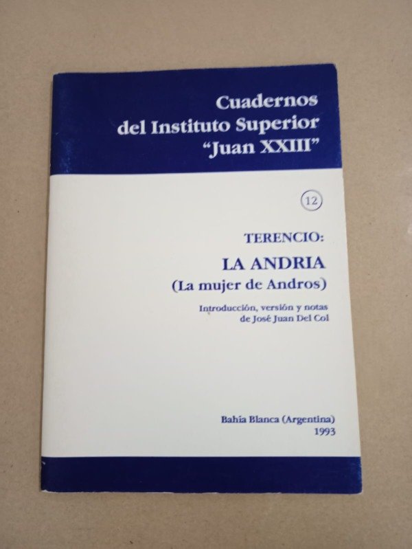 Producto - Terencio La Andria - José Juan Del Col - Juan XXIII 1993
