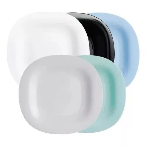Producto - Plato Cuadrado Luminarc Carine Postre 19 Cm Vidrio Templado