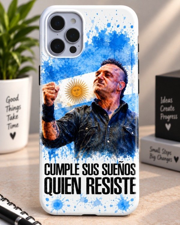 Producto - Funda Ricardo Iorio // Cumple sus sueños quien resiste