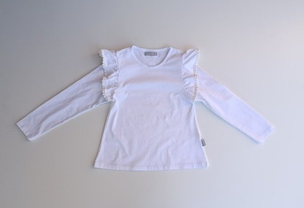 Producto - REMERA M/L CON VOLADOS MARCA MIMO TALLE 6