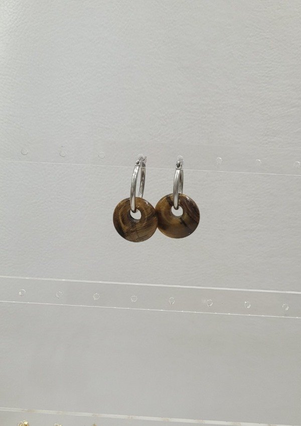 Producto - Argollas Ojo de Tigre (donas babero)