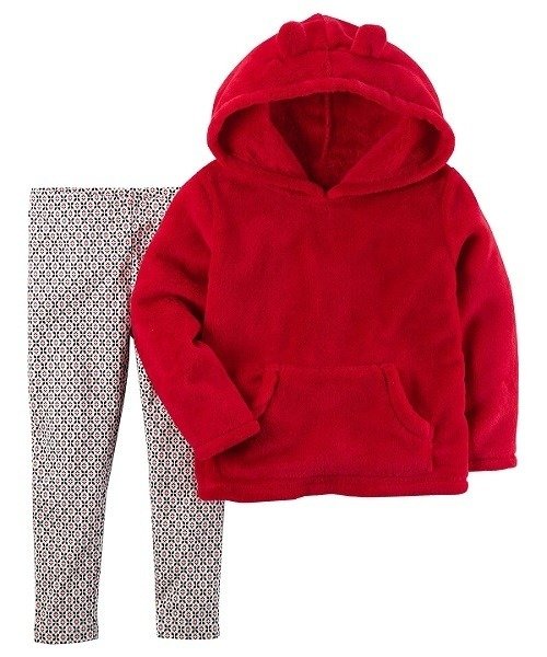 Producto - Conjunto Buzo Plush Rojo