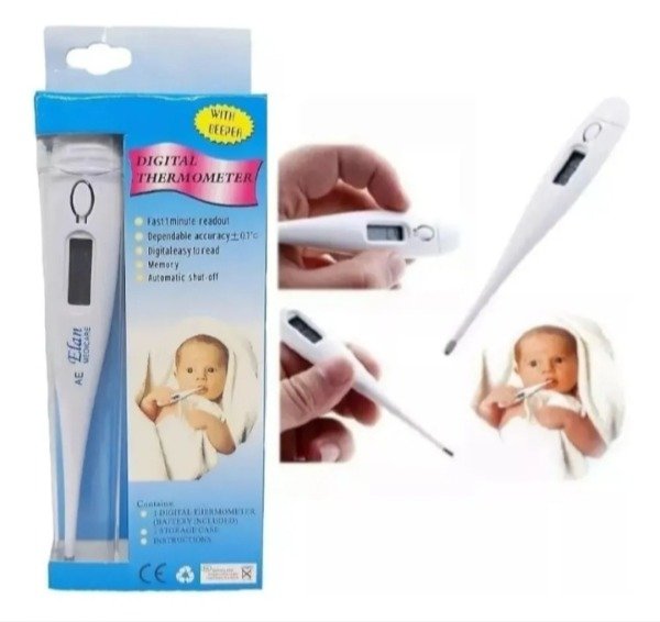 Producto - Termómetro Digital Corporal Con Alarma Sonora Y Estuche