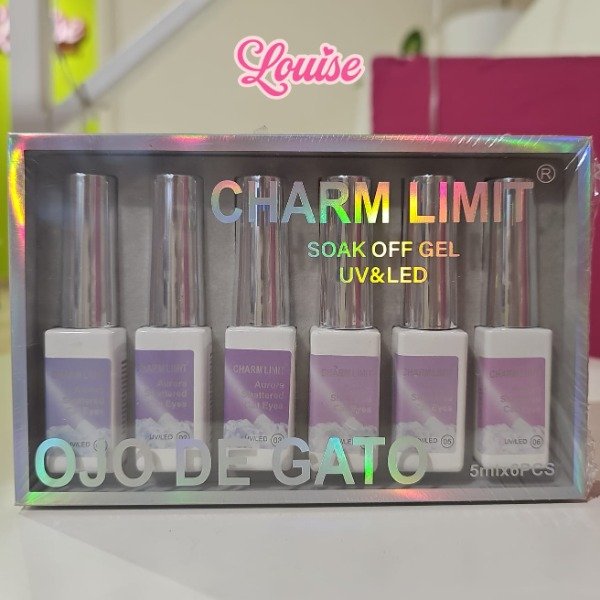 Producto - Set de esmaltes ojo de gato - Charm limit