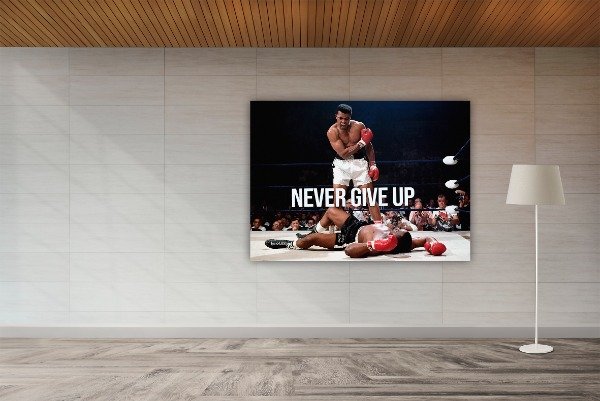 Producto - Cuadro Ali Never Give Up