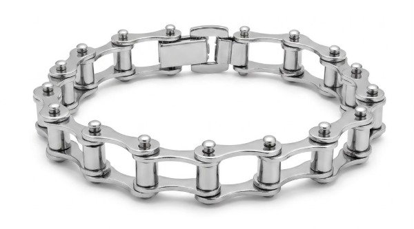 Producto - PULSERA HOMBRE CADENA MOTO BICICLETA ACERO QUIRURGICO - 0