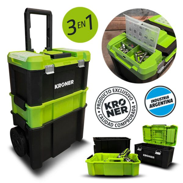 Producto - H33 Carro Porta Herramientas caja 3 Cuerpos