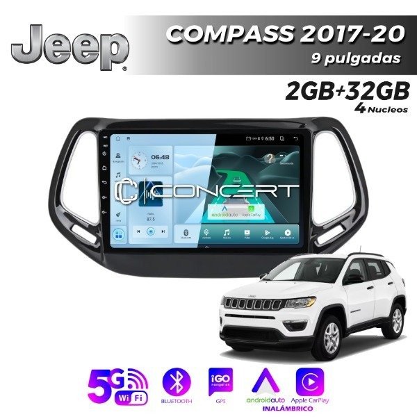 Producto - MULTIMEDIA JEEP GRAND CHEROKEE 2006/08 2G  - 9" CON CAR PLAY Y ANDROID AUTO