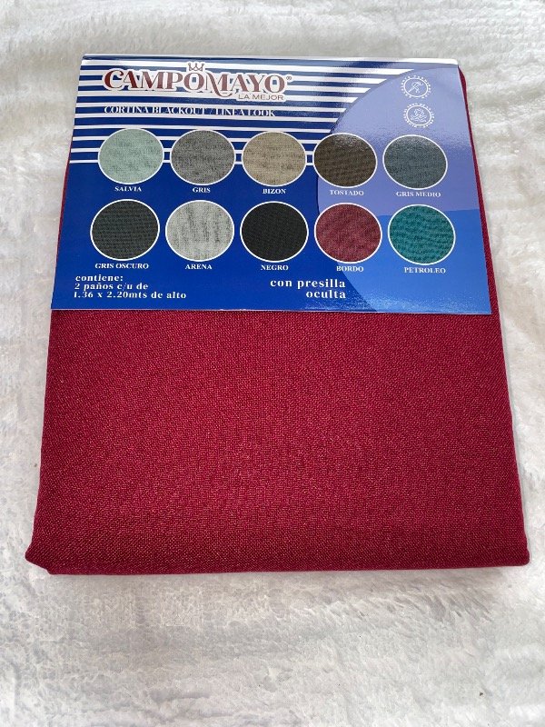 Producto - Cortina Blackout campomayo lino - 0