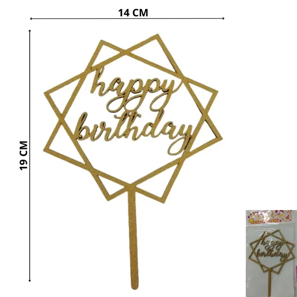 Producto - TOPPER FIBROFACIL HAPPY BIRTHDAY PUNTA