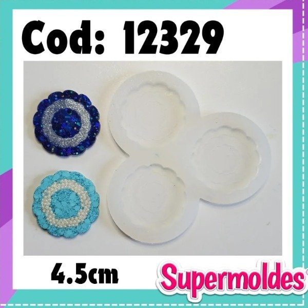 Producto - Escarapelas Blonda 3u cod 12329