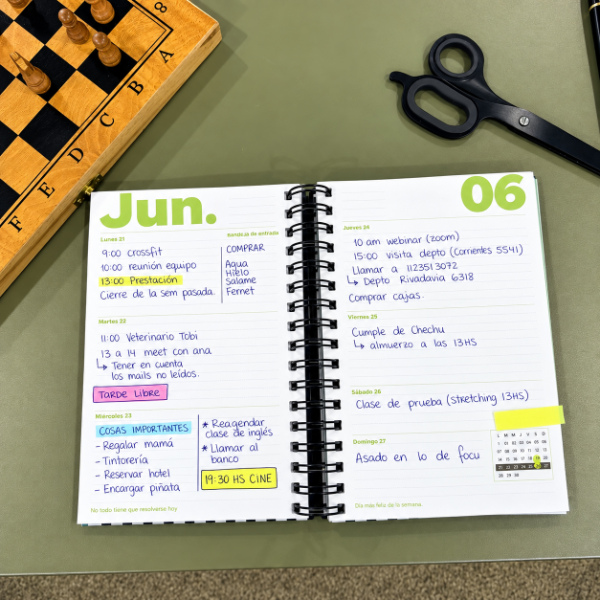 Producto - AGENDA DOTS - Semana a la vista NEUTRA - 1