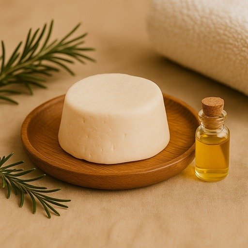 Producto - Shampoo solido Fortalecedor - Con Romero y aceite de Argán