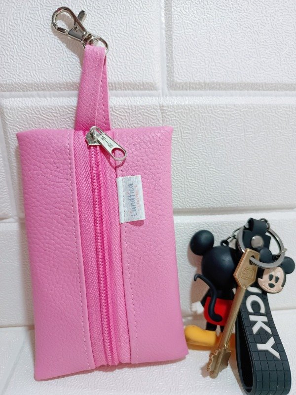 Producto - Porta Pañuelitos/Llaves Rosa