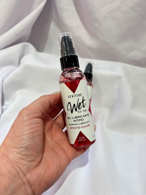 Producto - Gel efecto calor sexitive WET 75ml