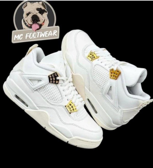 Producto - JORDAN RETRO 4 TOTAL  WHITE