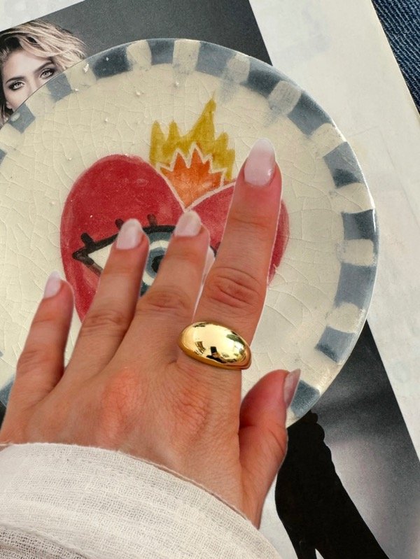 Producto - ANILLO JOSEFINA DORADO