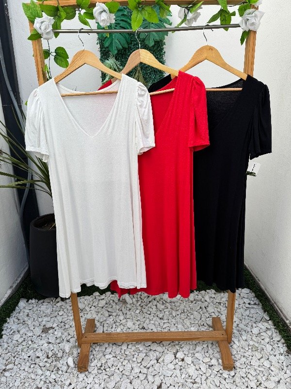 Producto - Vestido viscosa manga princesa