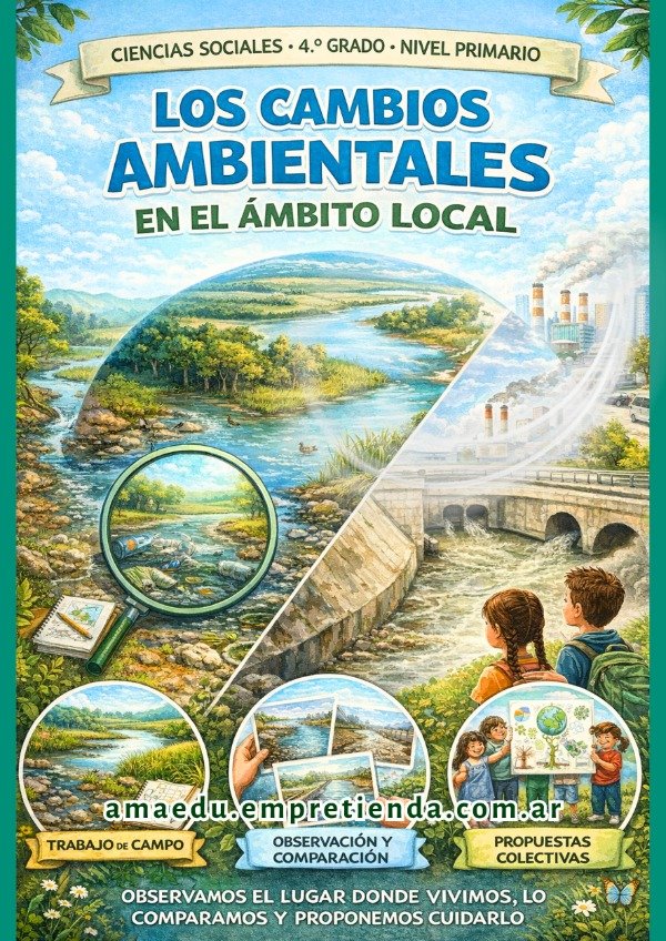 Producto - Los cambios ambientales en el ámbito local (Sociales, Cuarto Grado)