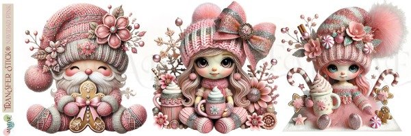 Producto - TRANSFER STICK NAVIDAD PINK