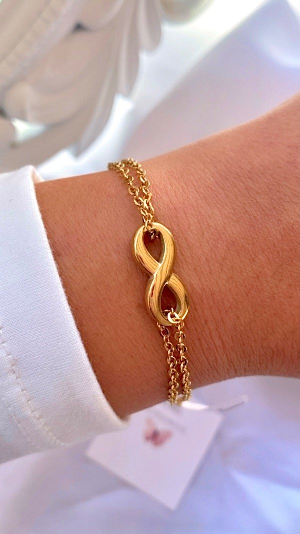 Producto - Pulsera infinito gold