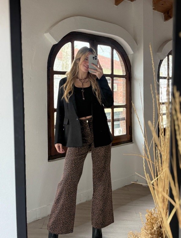 Producto - Wide leg Safari Print - 0