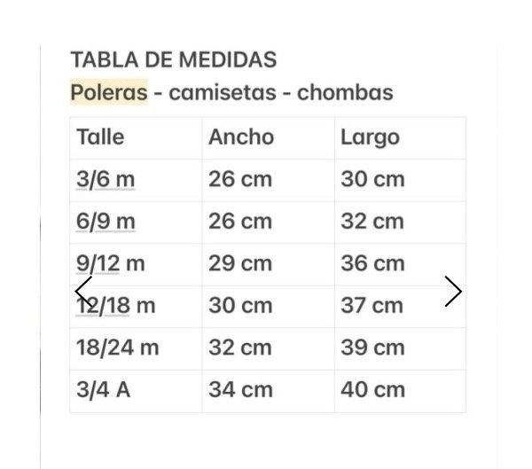 Producto - Camiseta de algodón talles hasta 3 años - 2