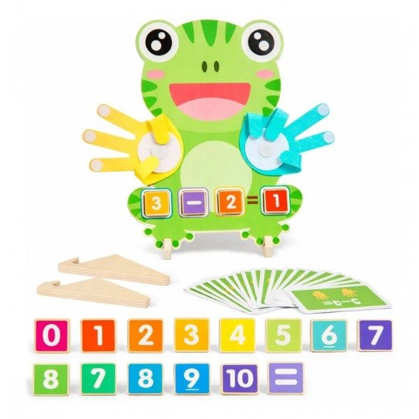 Producto - Juego Educativo de Matemática Montessori Ranita - 0