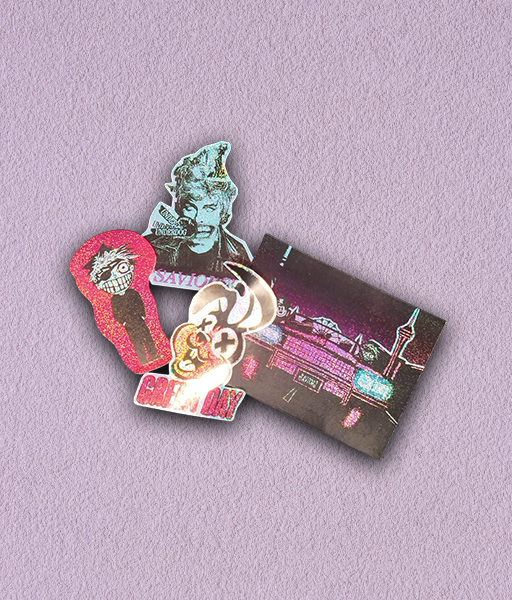 Producto - STICKERS HOLOGRÁFICOS - GREEN DAY - SAVIORS TOUR 2025