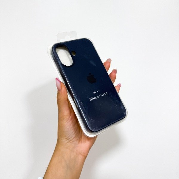 Producto - 33.Silicone case azul oscuro