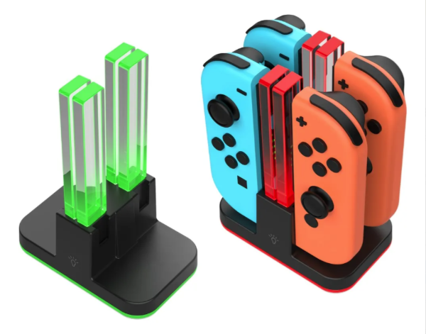 Producto - BASE DE CARGA JOYCON NINTENDO SWITCH Y PRO CONTROLLER USB-C - 2