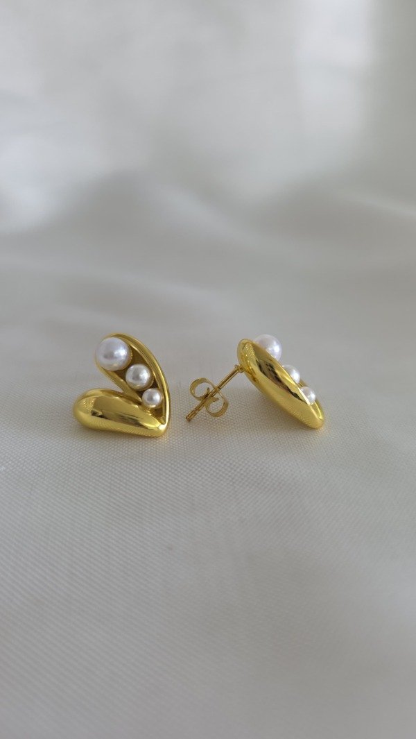 Producto - Pasantes corazón y perlas