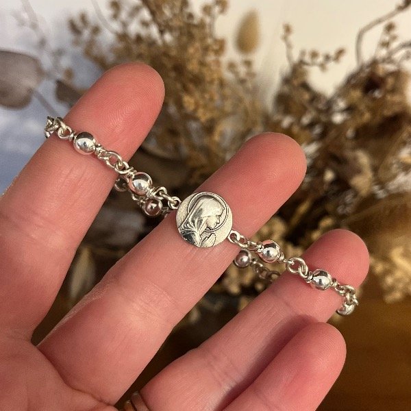 Producto - Pulsera denario de plata - 3