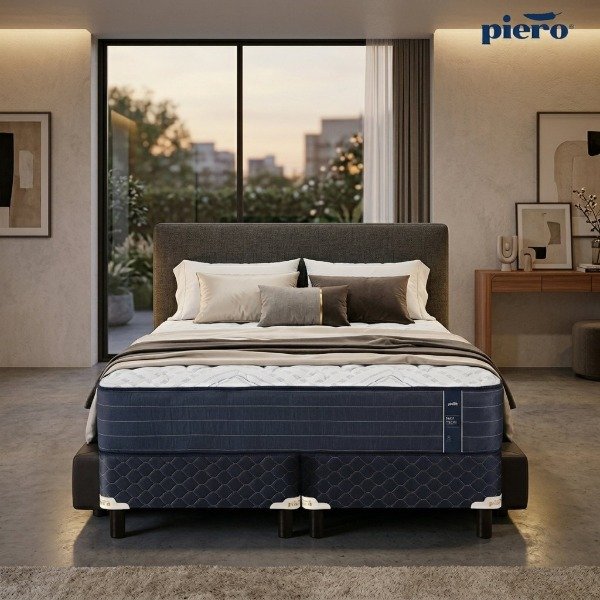 Producto - Sommier y Colchón Piero Max Tech Resortes Pocket 200x160 - 0