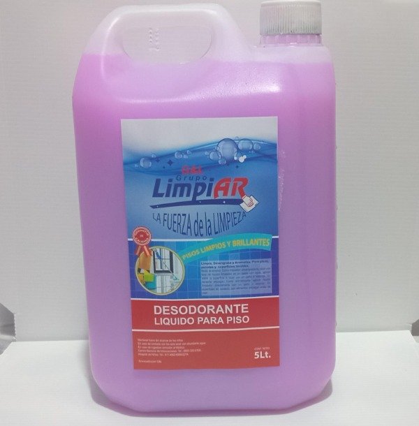 Producto - BIDON DESODORANTE DE PISO X 5 LITROS (VARIAS FRAGANCIAS)